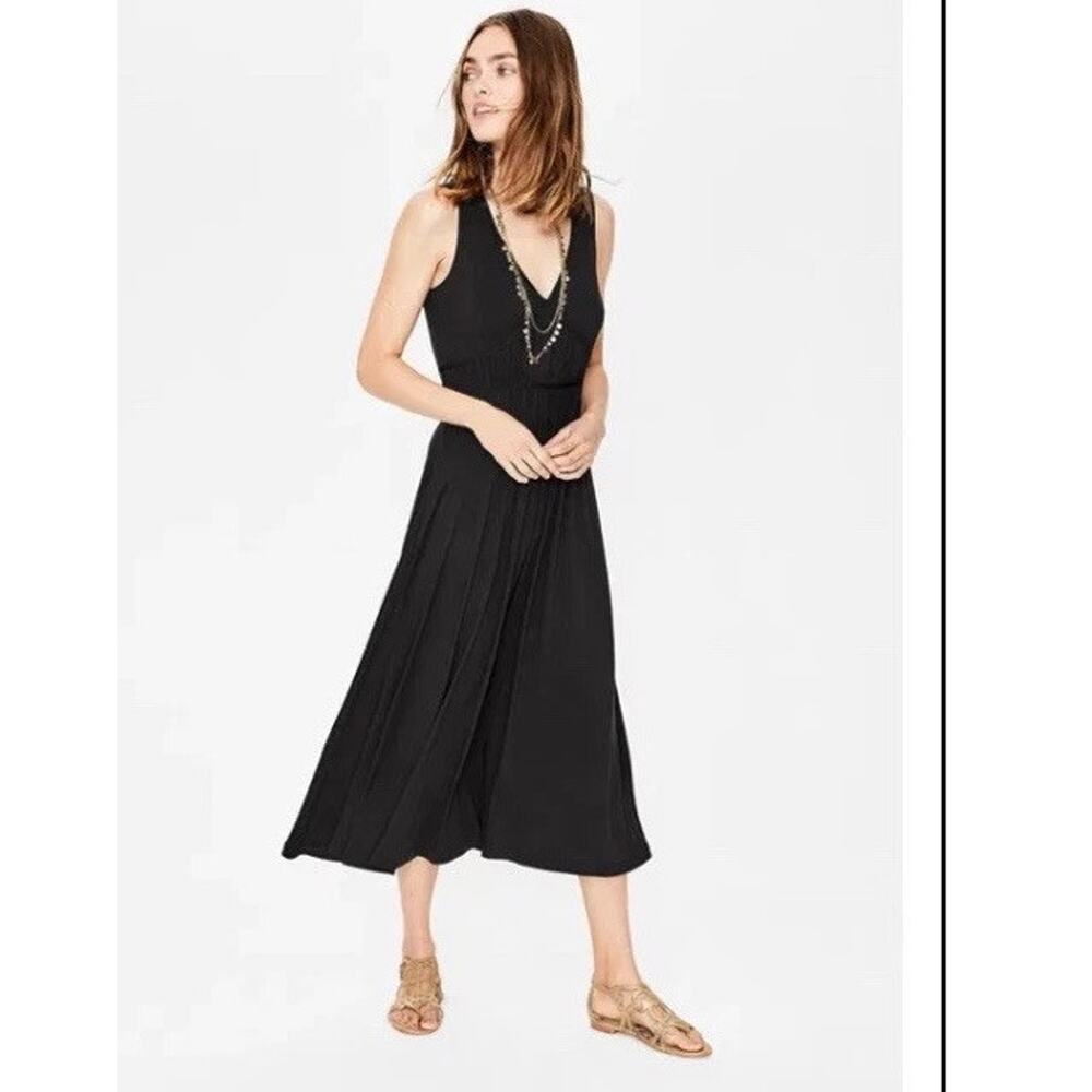 Boden Black Midi Dress